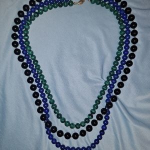 3 for the price of 1 round bead necklaces